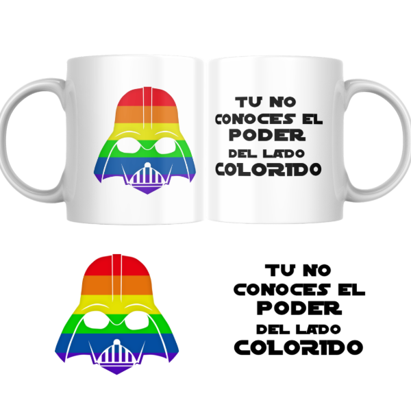 Producto - Taza - tu no conoces el poder del lado colorido (LGBT) - 0