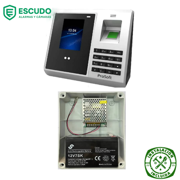 Producto - Reloj Facial Biométrico Control de Personal, Con instalacion Incluida