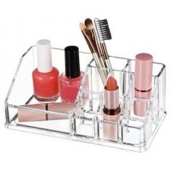 Producto - ORGANIZADOR DE MAQUILLAJE ACRILICO TRANSPARENTE 17X9CM - 0
