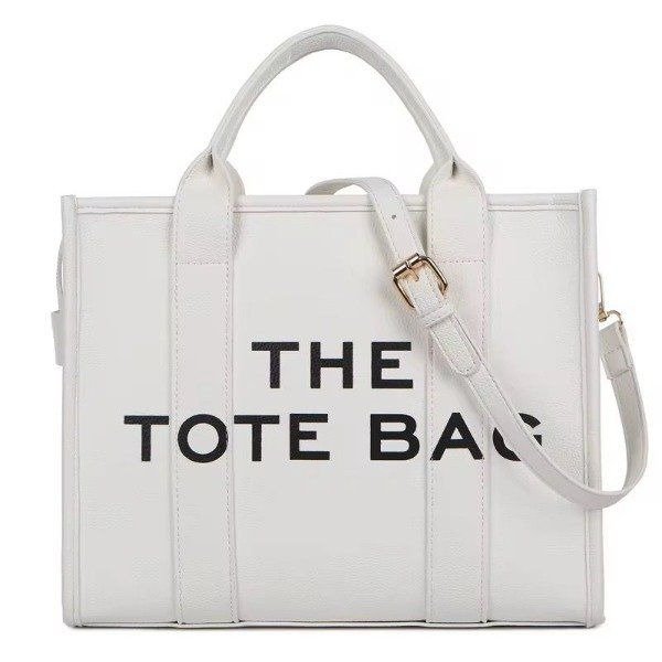 Producto - TOTE BAG ECO CUERO - BLANCO 01
