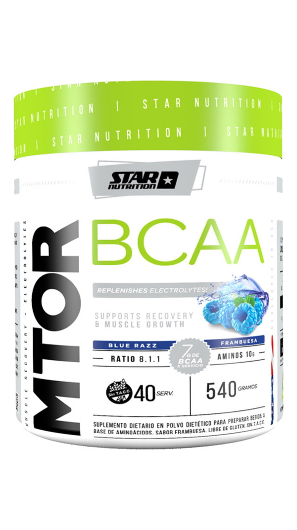 Producto - MTOR BCAA BLUE RAZ 540 Grs
