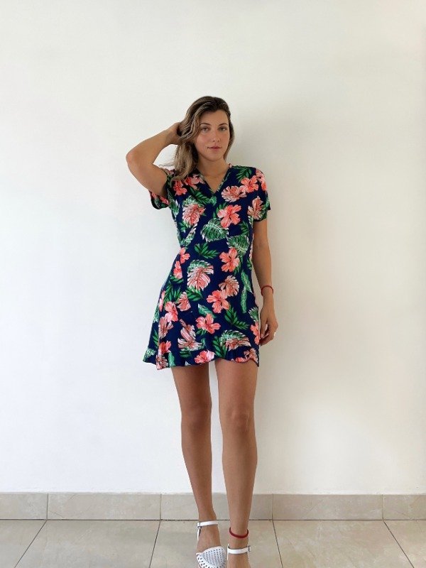 Producto - VESTIDO PAREO FIBRANA ESTAMPADO