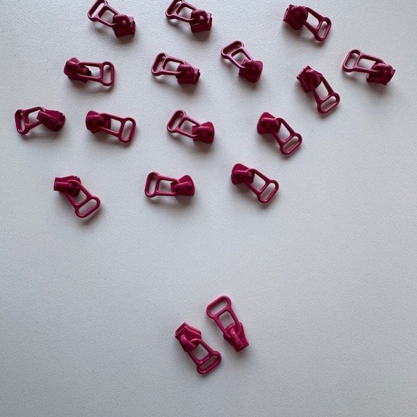 Producto - Deslizador diente de perro fucsia x 5u.