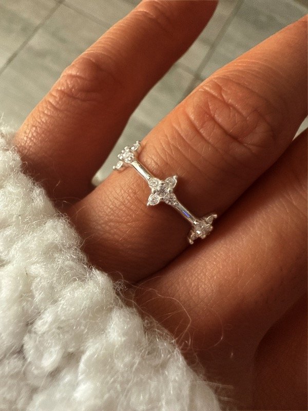 Producto - Anillo Florcitas Plata 925