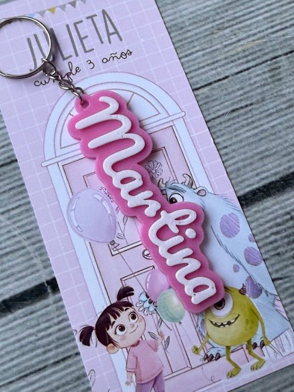 Producto - Llaveros nombre 3D - 6