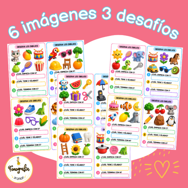 Producto - 6 imágenes 3 desafíos