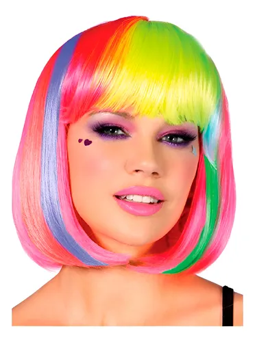 Producto - Peluca corto multicolor - 1