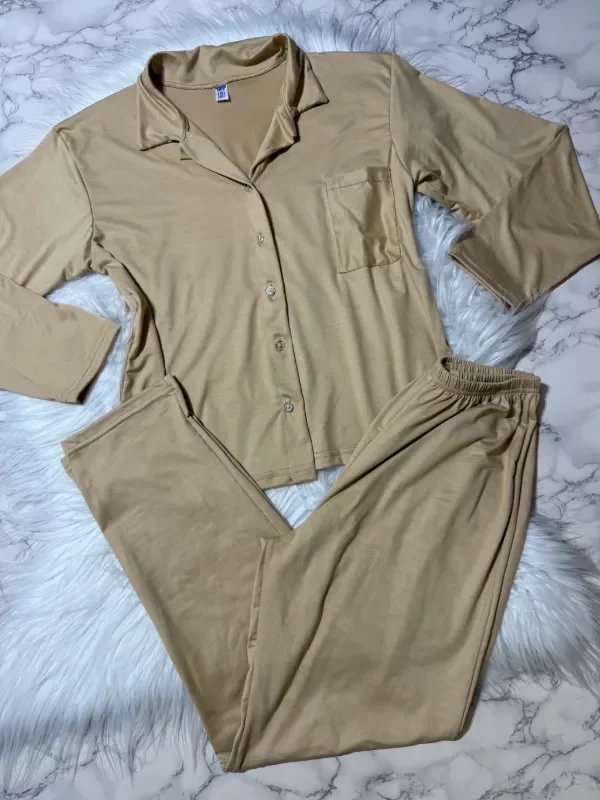 Producto - Camisero Beige adultos manga larga - 0