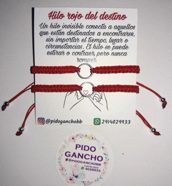 Producto - Set pulseras para compartir, con aro en el centro