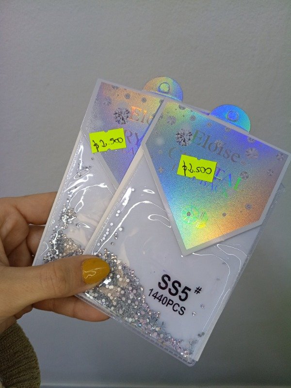 Producto - Strass plateado