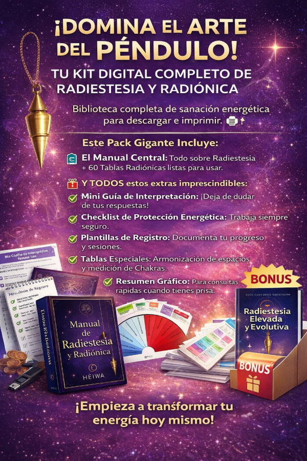 Producto - KIT DE RADIESTESIA Y PENDULO