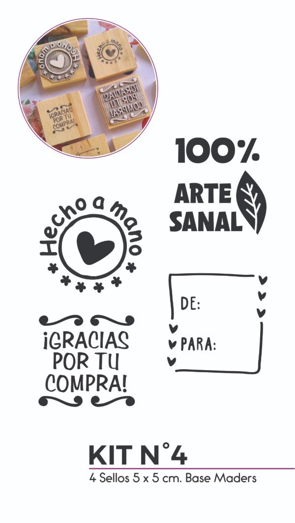 Producto - Sellos Kit 4 Emprendedor