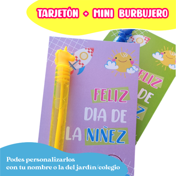 Producto - TARJETÓN + BURBUJERO