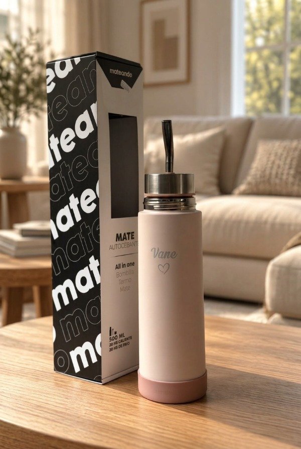 Producto - NUEVO! MATE LISTO AUTOCEBANTE MATEANDO - ROSA - 5