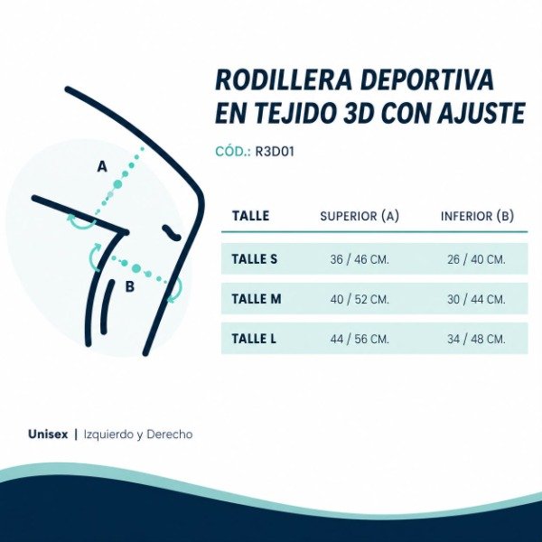 Producto - Rodillera Deportiva con Ajuste en 8 - 1