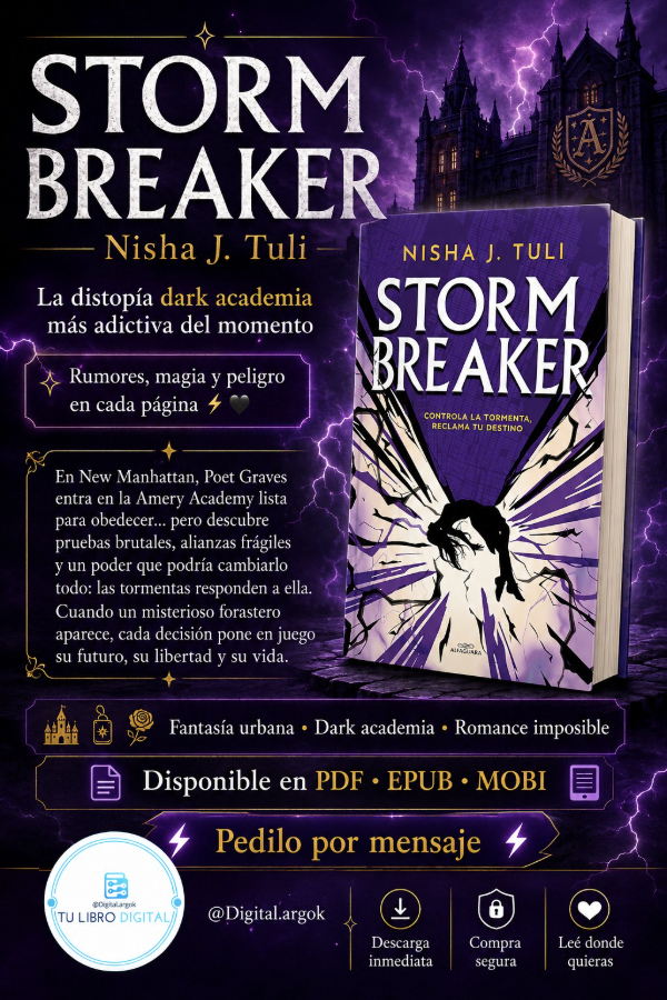 Producto - STORM BREAKER  NISHA J. TULI