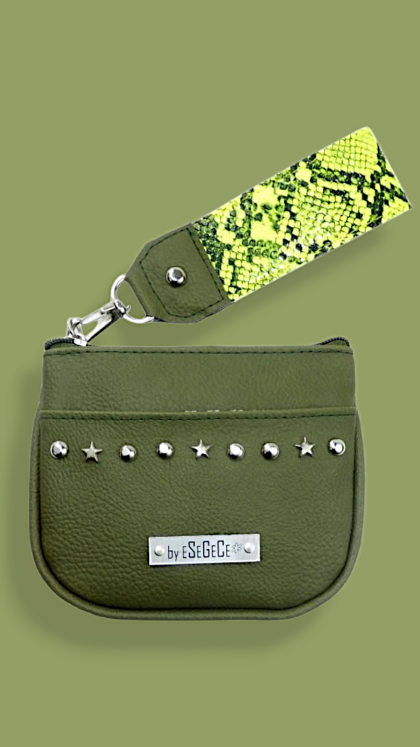 Producto - 2 EN 1 TARJETERO + LLAVERO JUNO VERDE