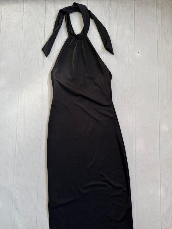 Producto - [7999] Vestido largo halter microfibra