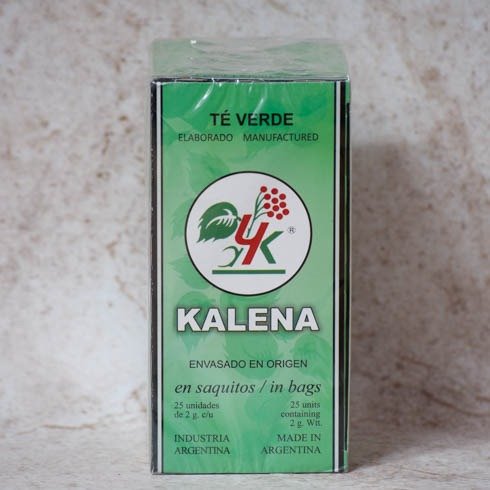 Producto - Te verde - 25 U - Kalena