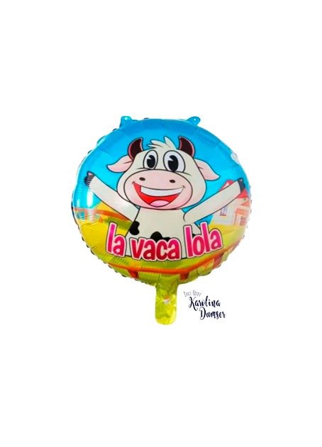Producto - Globo Redondo La Vaca Lola 18"