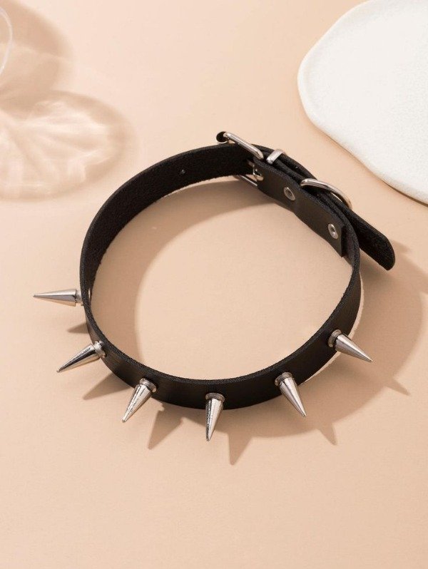 Producto - Choker goth púas
