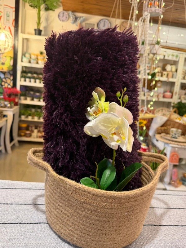 Producto - Alfombra peluda - violeta (Efectivo: 11.920)