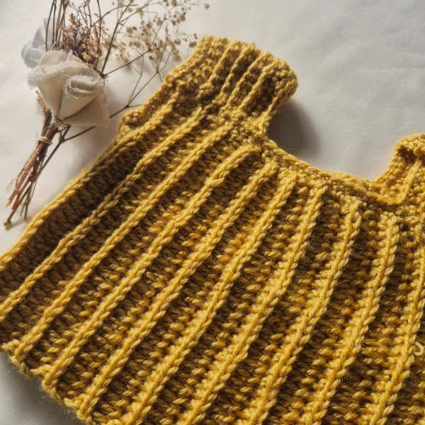 Producto - Chaleco pancerito mostaza