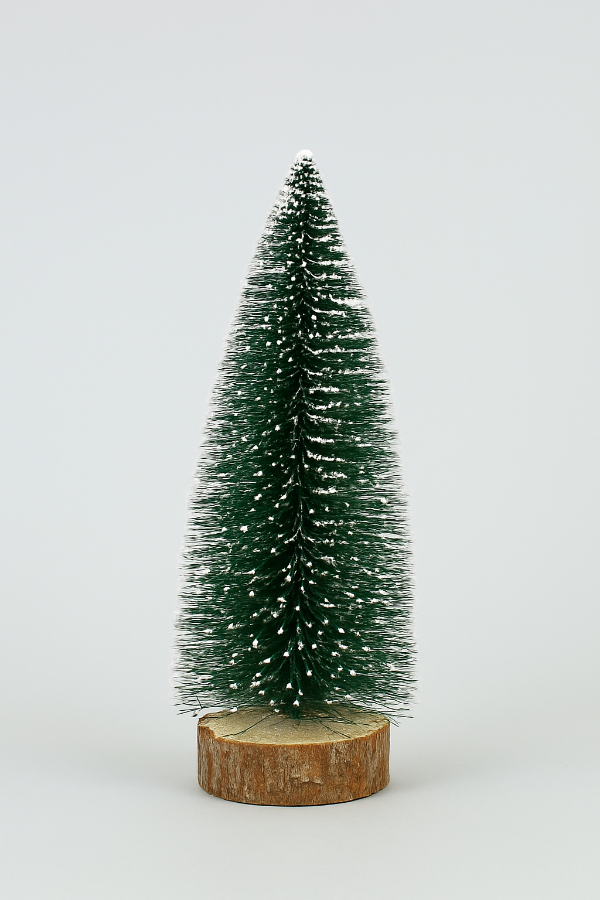 Producto - Pino Nevado Decorativo 30 cm con Base