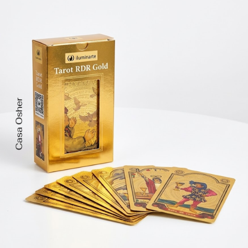 Producto - Tarot Rider Gold - Cartas doradas - 0
