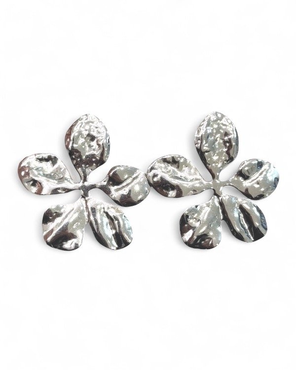 Producto - AROS FLOWERS SILVER (Par)