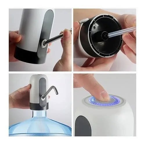 Producto - Bomba Bidones Recargable Usb Color Blanco - 8