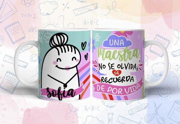 Producto - Taza ceramica Dia del maestro flork