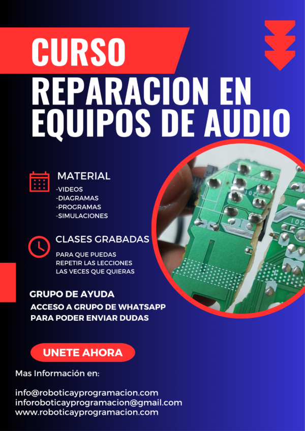 Producto - Curso Reparación de Equipos de Audio
