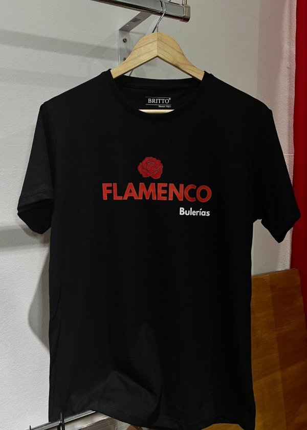 Producto - Remera Basica Estampa Flamenco Bulerías TALLE M y L