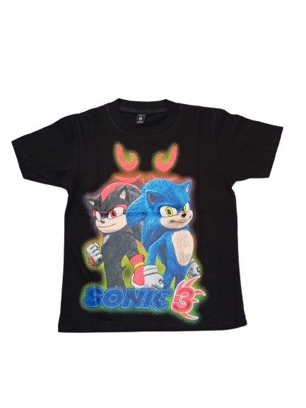 Producto - Remera Infantil Sonic Y Shadow Manga Corta (SONICREÑMC4)
