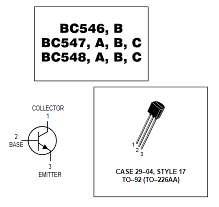 Producto - Transistor BC548B