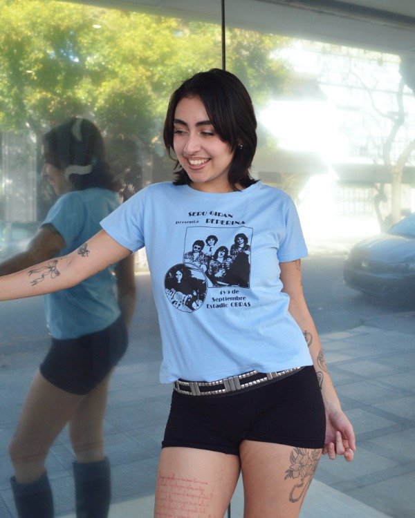 Producto - Baby tee Peperina celeste