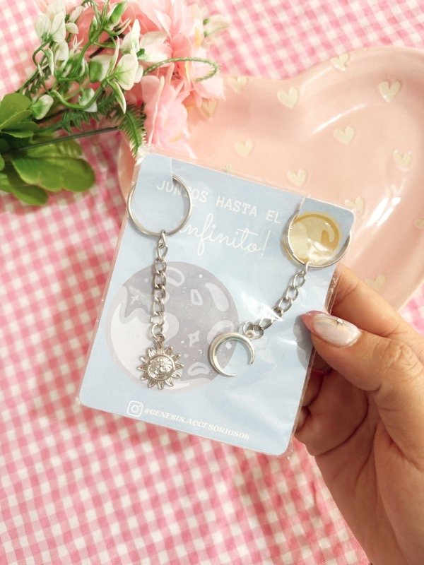 Producto - Llaveros Sol Luna para compartir