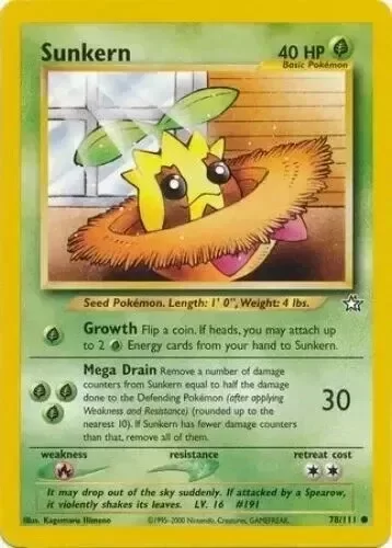 Producto - Sunkern 78/111 Neo Genesis Common Pokemon