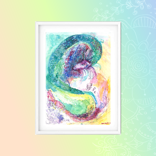 Producto - Dragona Arcoíris Print