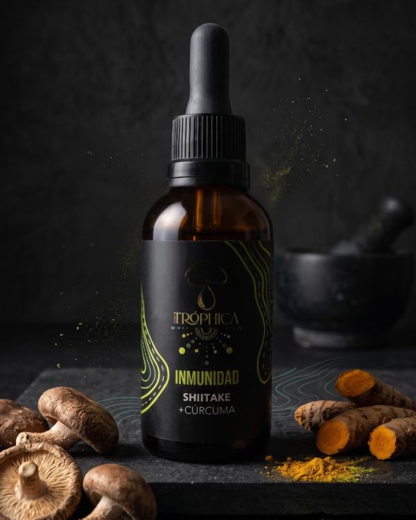 Producto - Inmunidad: Extracto de Shiitake y Cúrcuma - 0