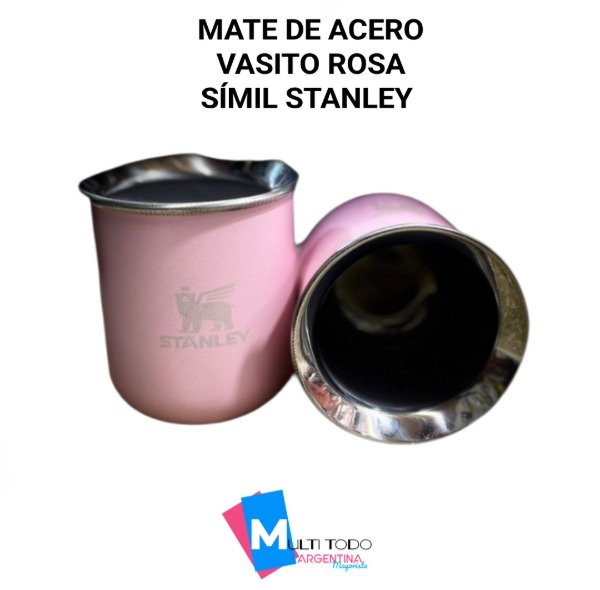 Producto - MATE DE ACERO VASITO ROSA SIMIL STANLEY