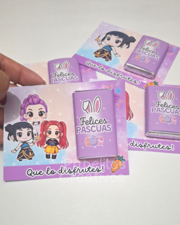 Producto - Choco Tarjeta Guerreras K-Pop