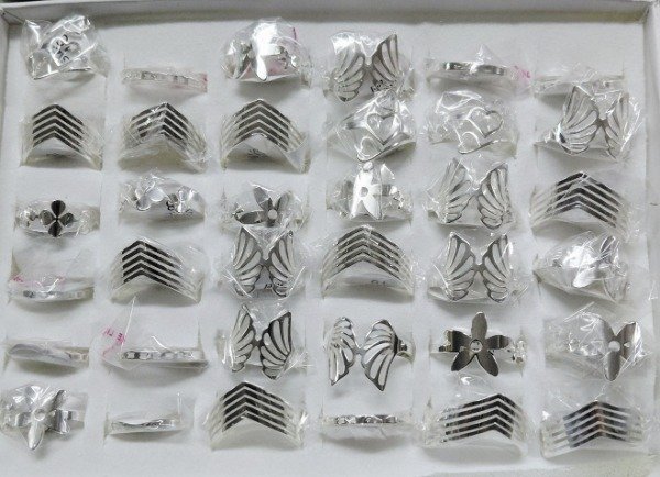 Producto - Anillo acero blanco XYH 623C 4 FLA 4/26