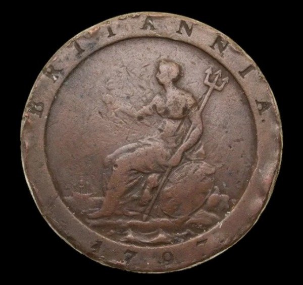 Producto - Gran Bretaña (1797) 1 Penny "Rueda de Carro" - 2da Emisión