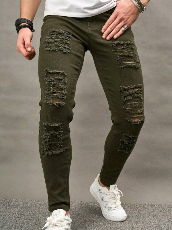 Producto - Pantalon jean leng verde - 0