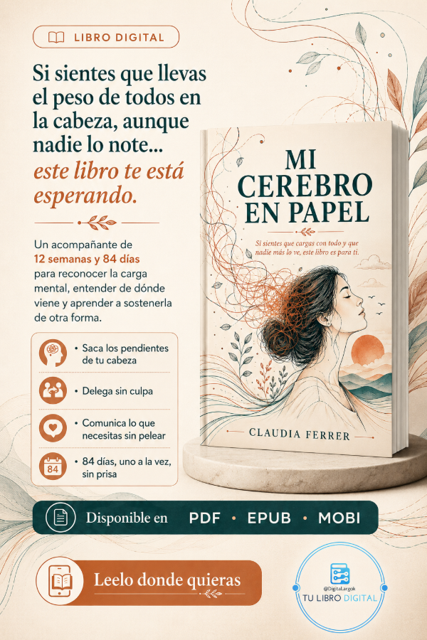 Producto - MI CEREBRO EN PAPEL Claudia Ferrer