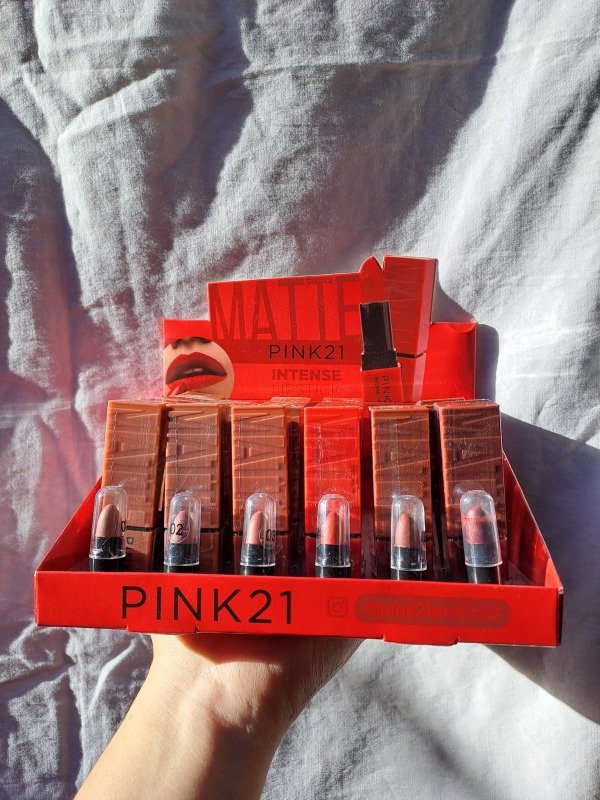 Producto - Labial matte en barra PINK 21