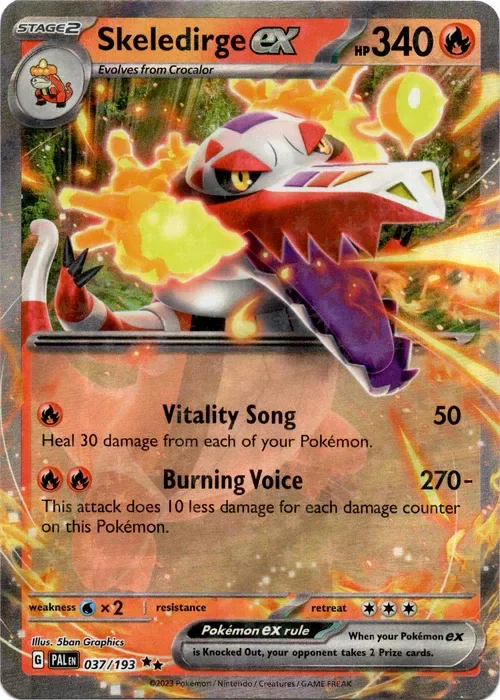 Producto - Skeledirge ex - 037/193 - Paldea Evolved - Holo