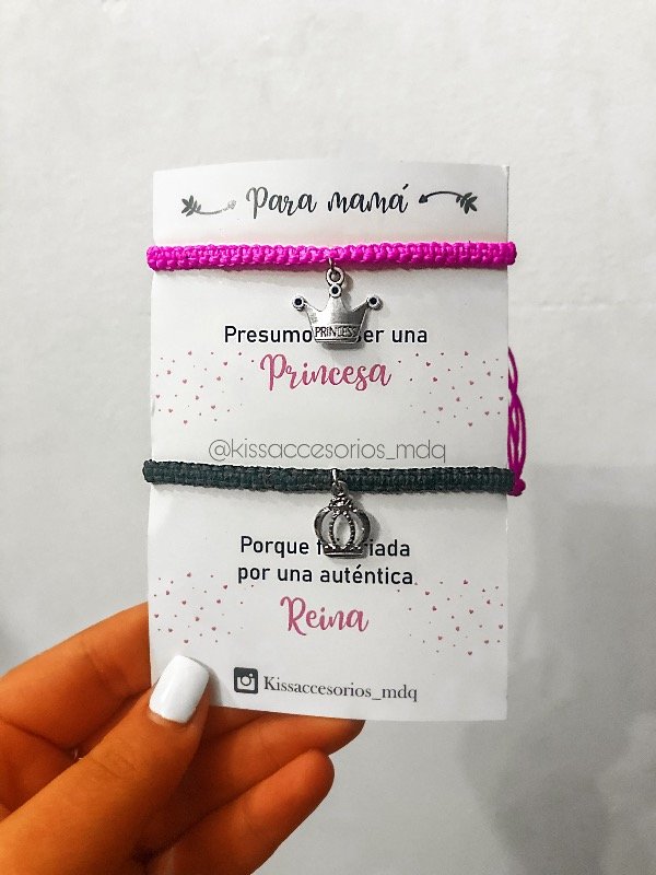 Producto - Pulseras con coronas princess